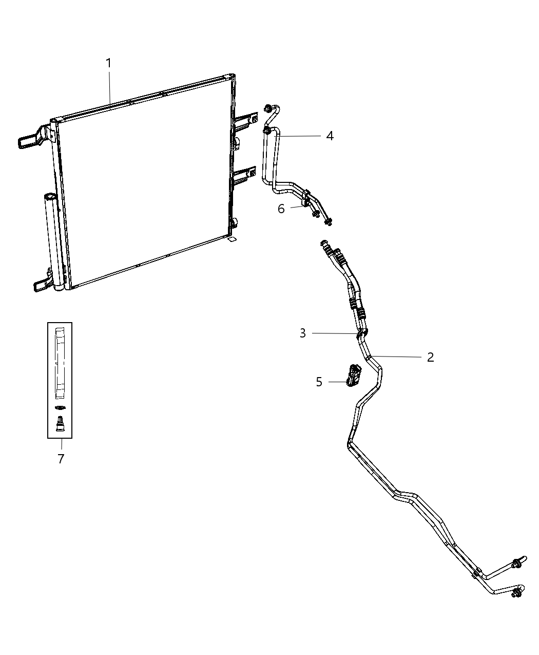 Mopar 68214233AA Bracket Oil Cooler