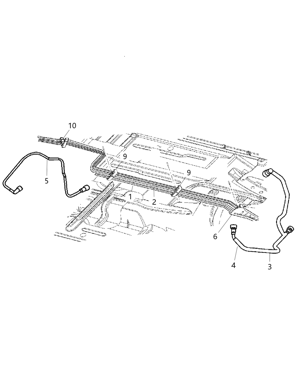 Mopar 68047022AA Tube Fuel Supply
