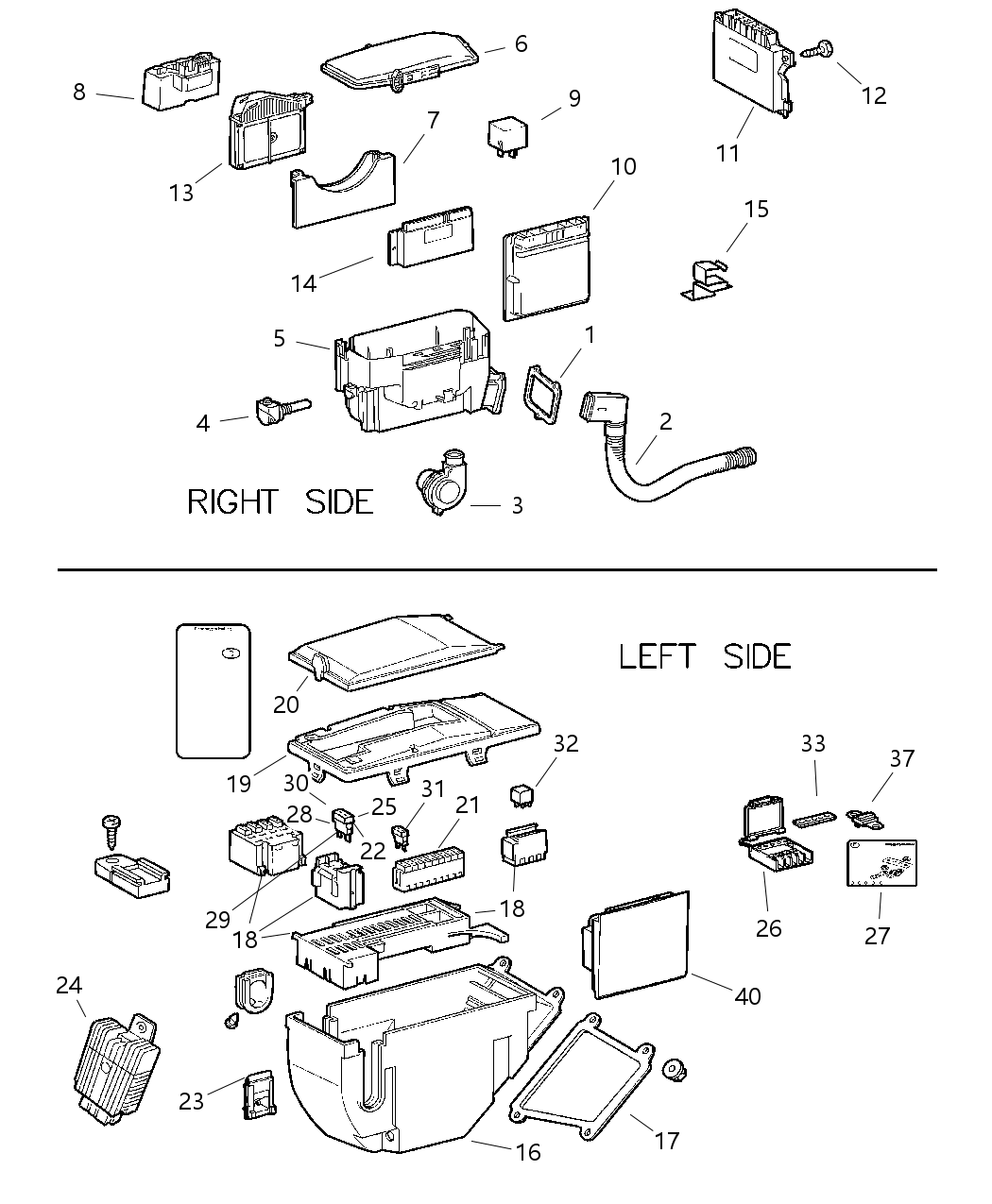 Mopar 5104643AA Fuse Standard 10 Amp, Red