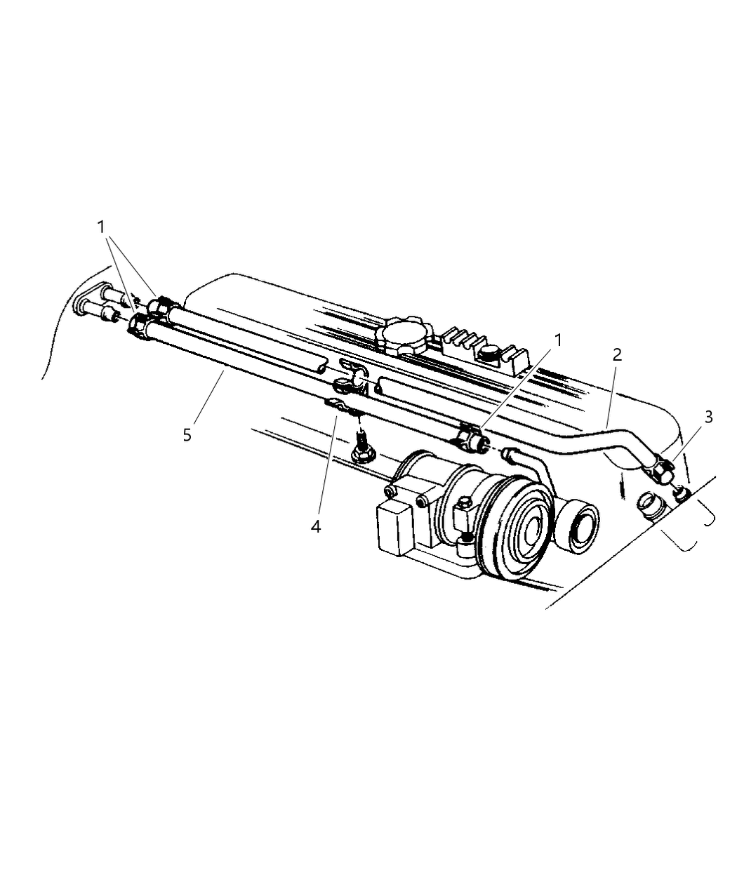 Mopar 55036490 Hose Heater Supply