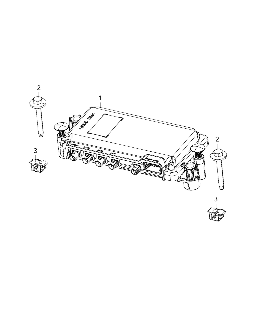 Mopar 68329740AE Module Video Processor