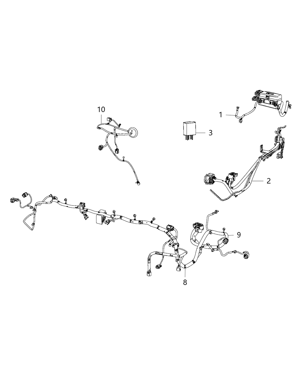 Mopar 52112266AB Wiring Front End Module