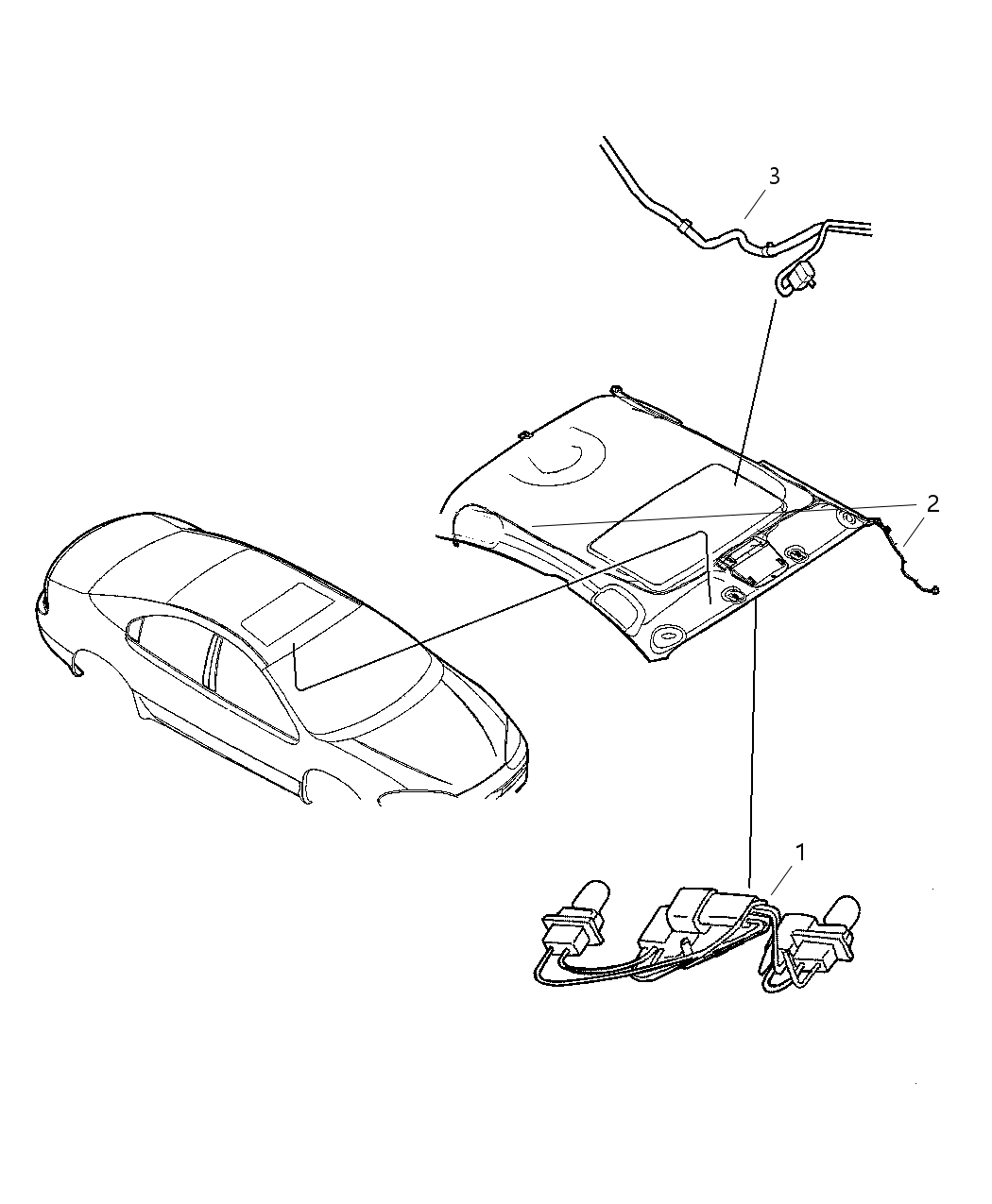 Mopar 4759897AE Wiring Headliner