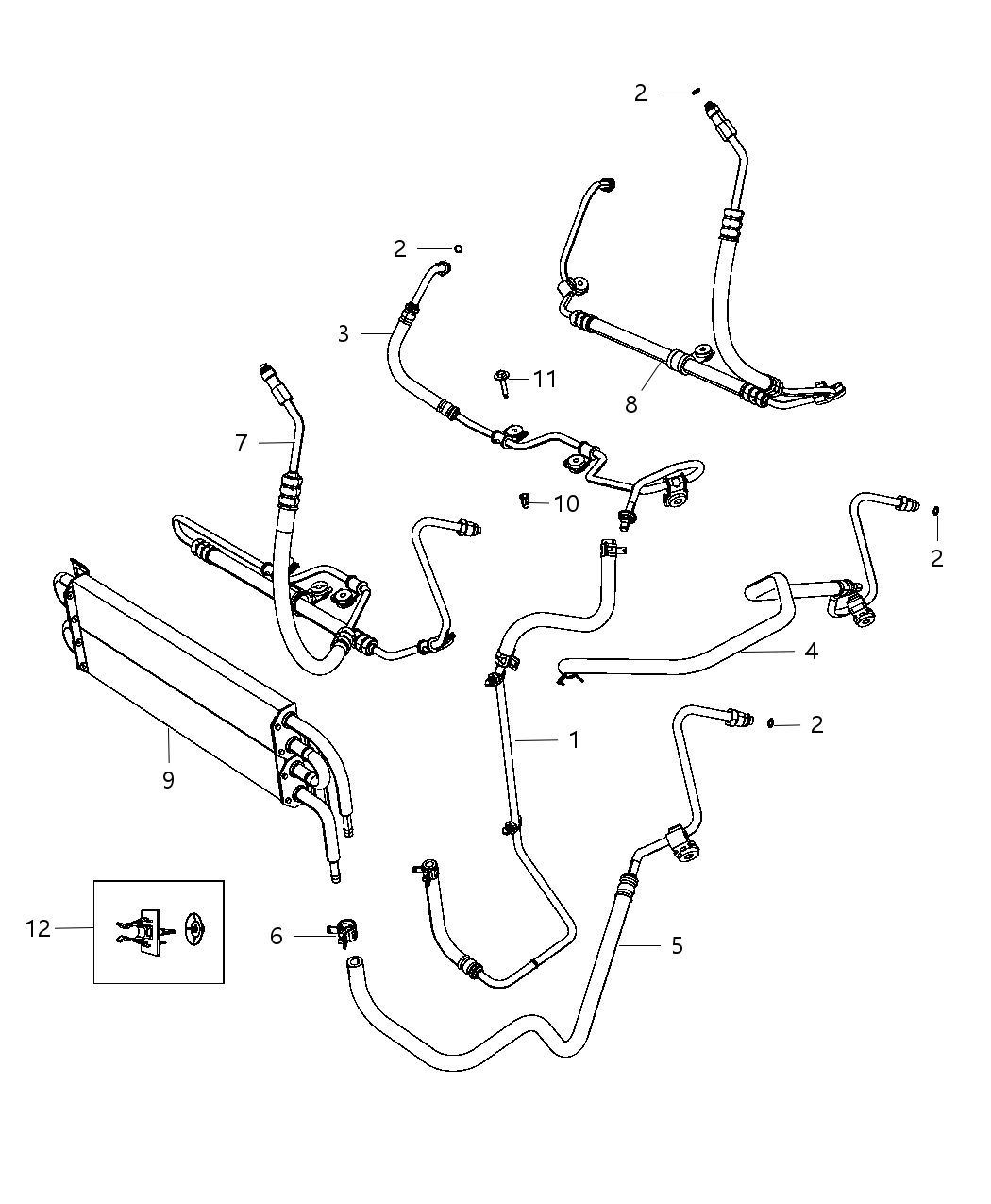 Mopar 5181674AC Cooler Power Steering