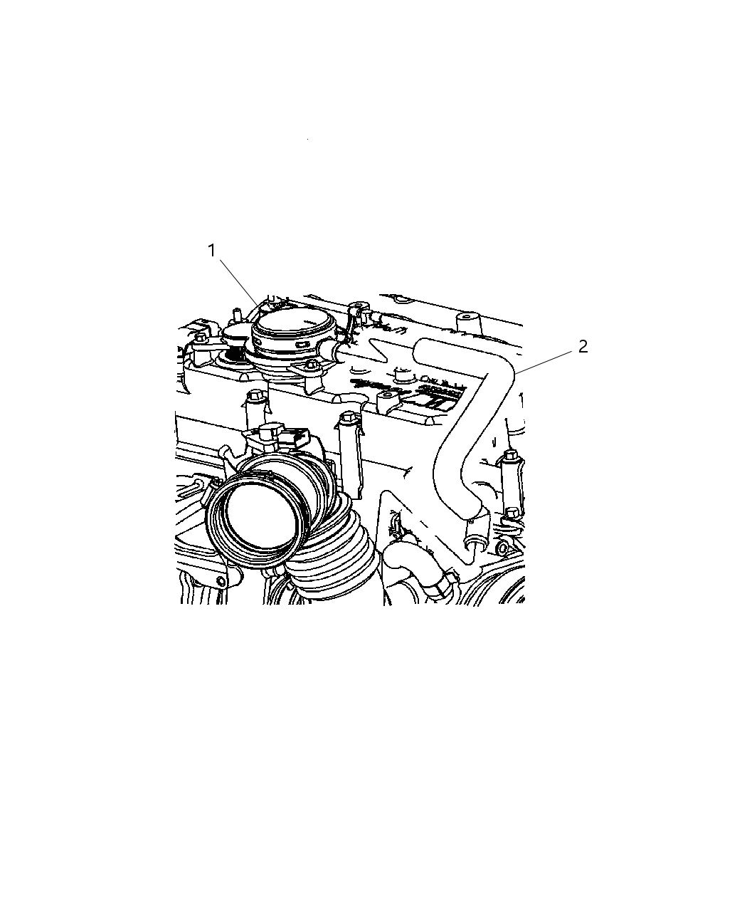 Mopar 53013729AB Hose Separator To Air Cleaner