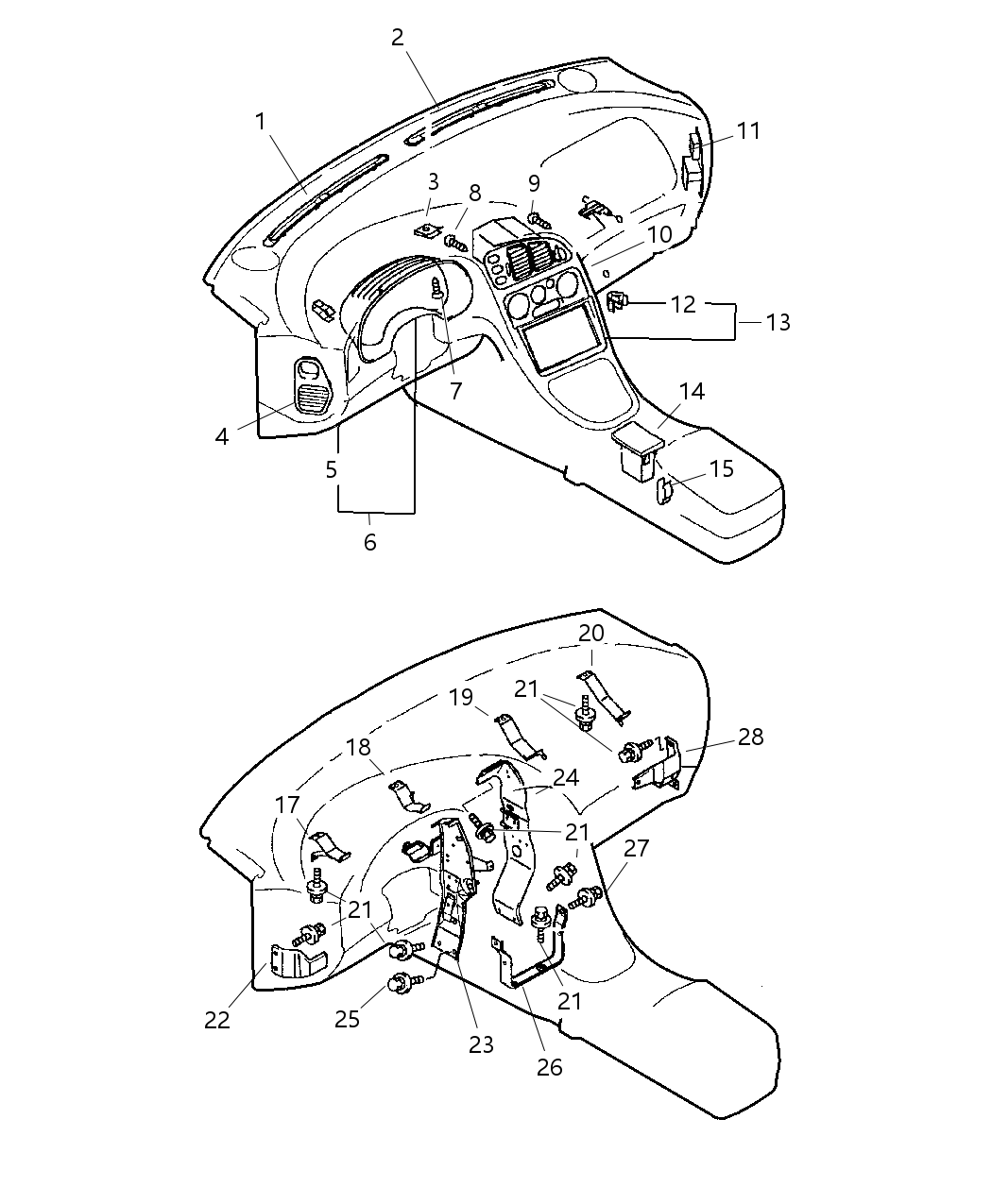 Mopar MR308113 Trim Plate