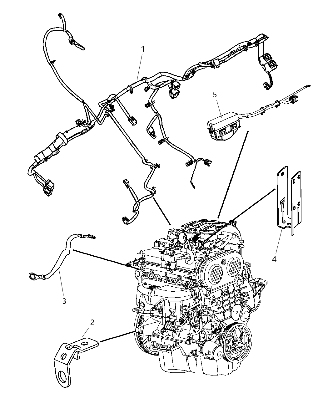 Mopar 5148064AC Wiring Engine