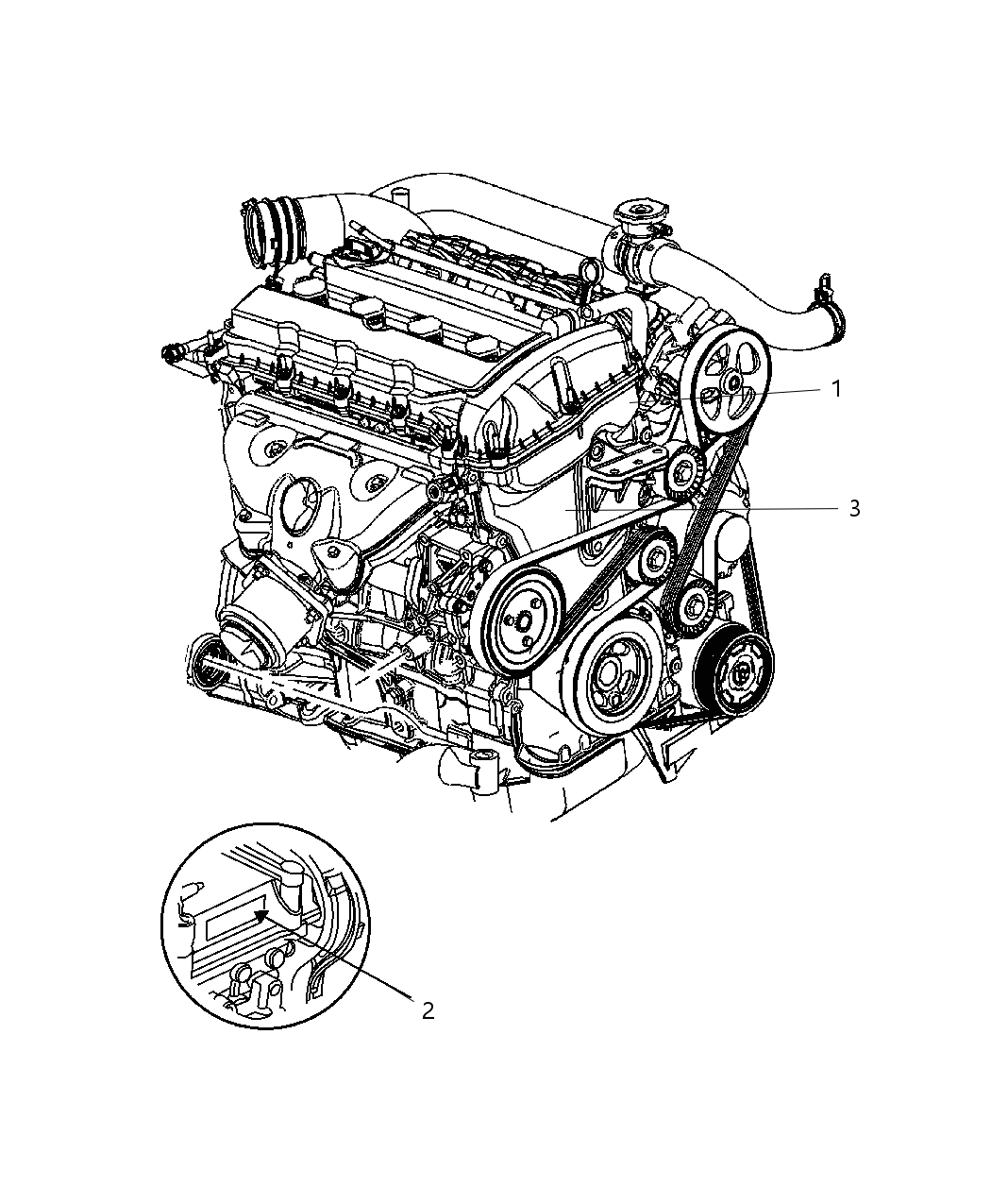 Mopar 4892645DA Long Block