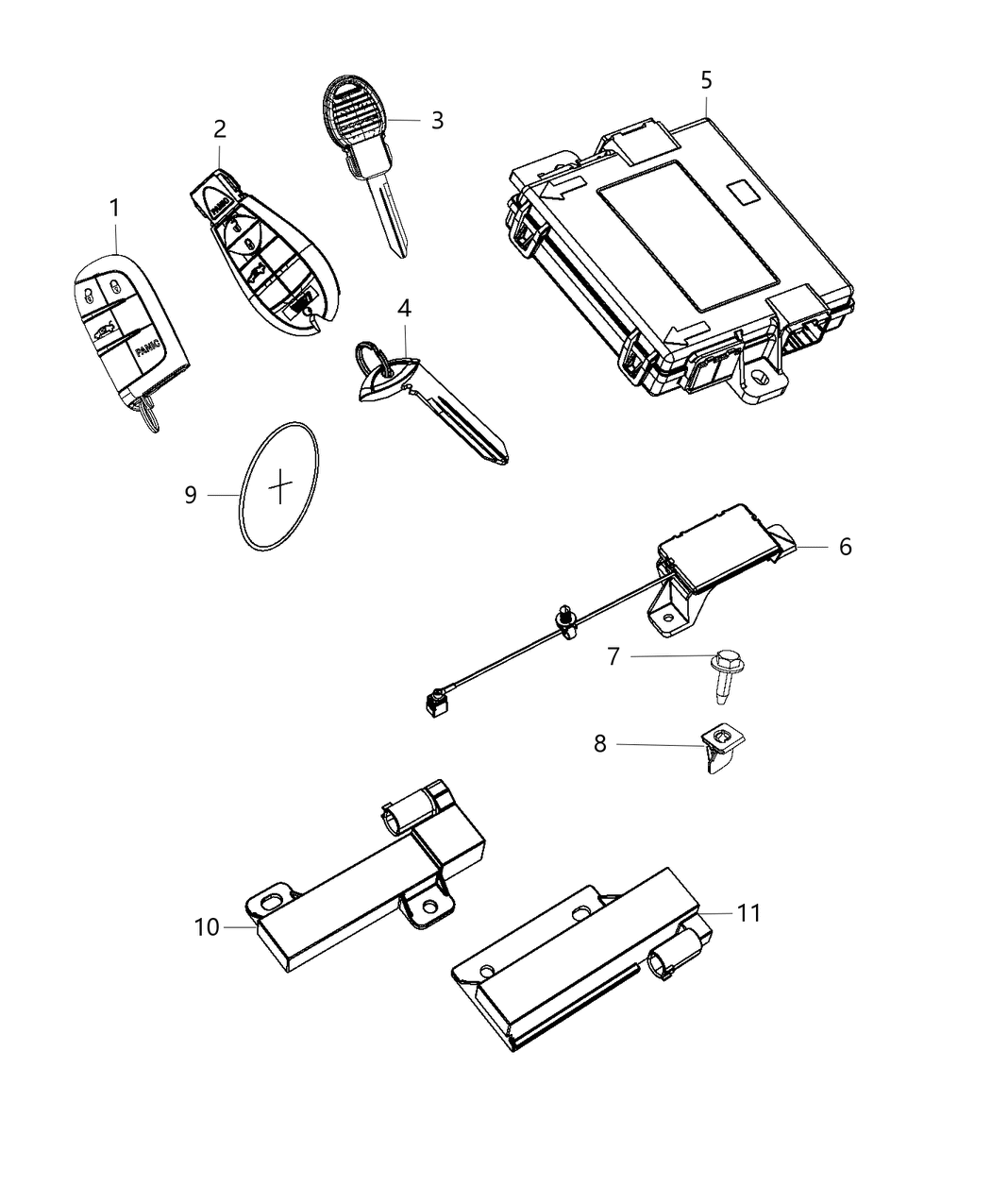 Mopar 56046811AG Receiver Hub