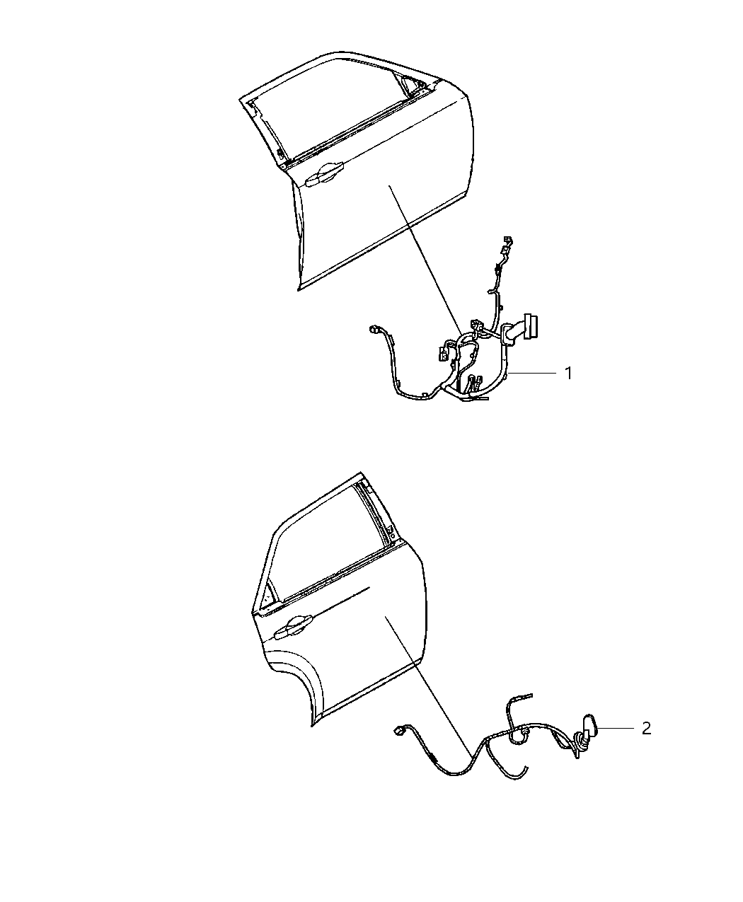 Mopar 68084154AA Wiring Front Door