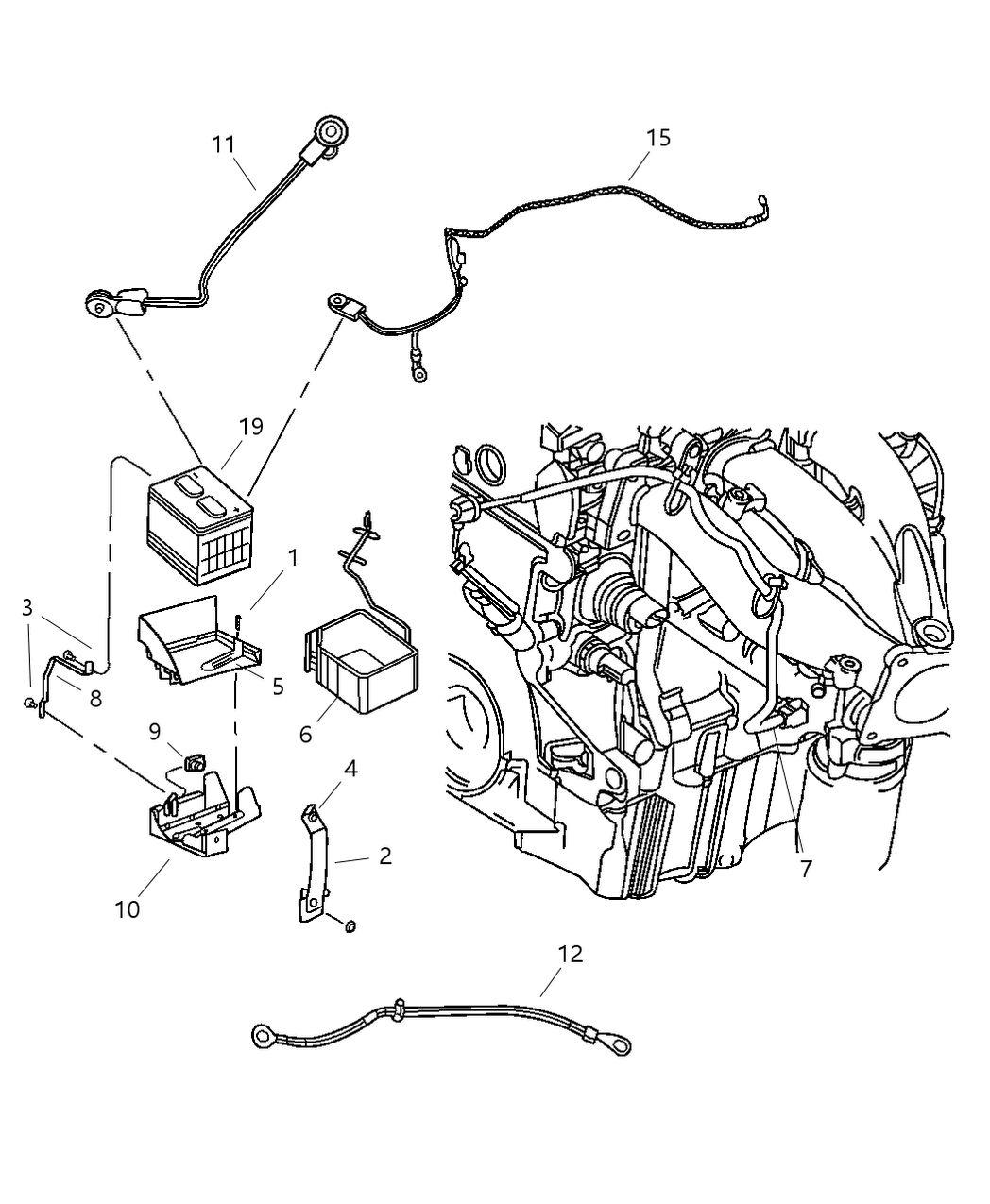 Mopar 4642589 Bolt Hexagon Head .375-16X.95