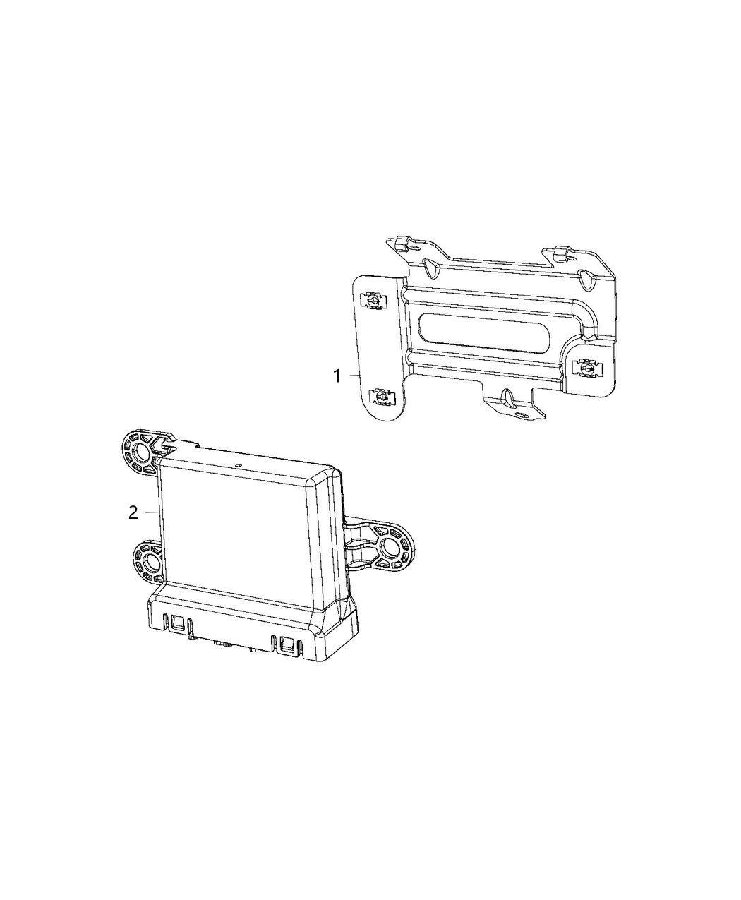 Mopar 68340142AA Bracket Module