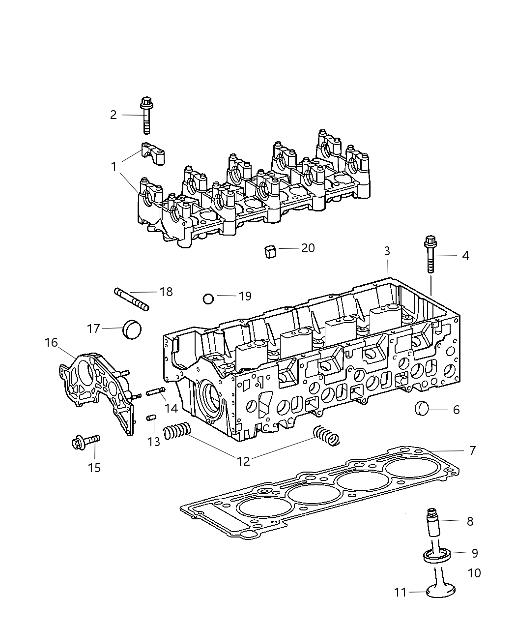 Mopar 5080043AA Seat Exhaust Valve