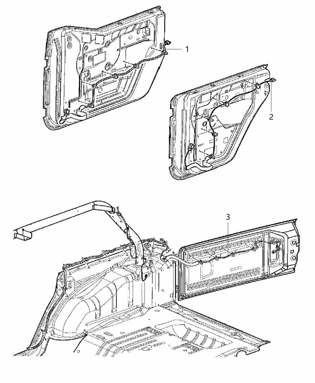 Mopar 68261127AA Clip Wiring