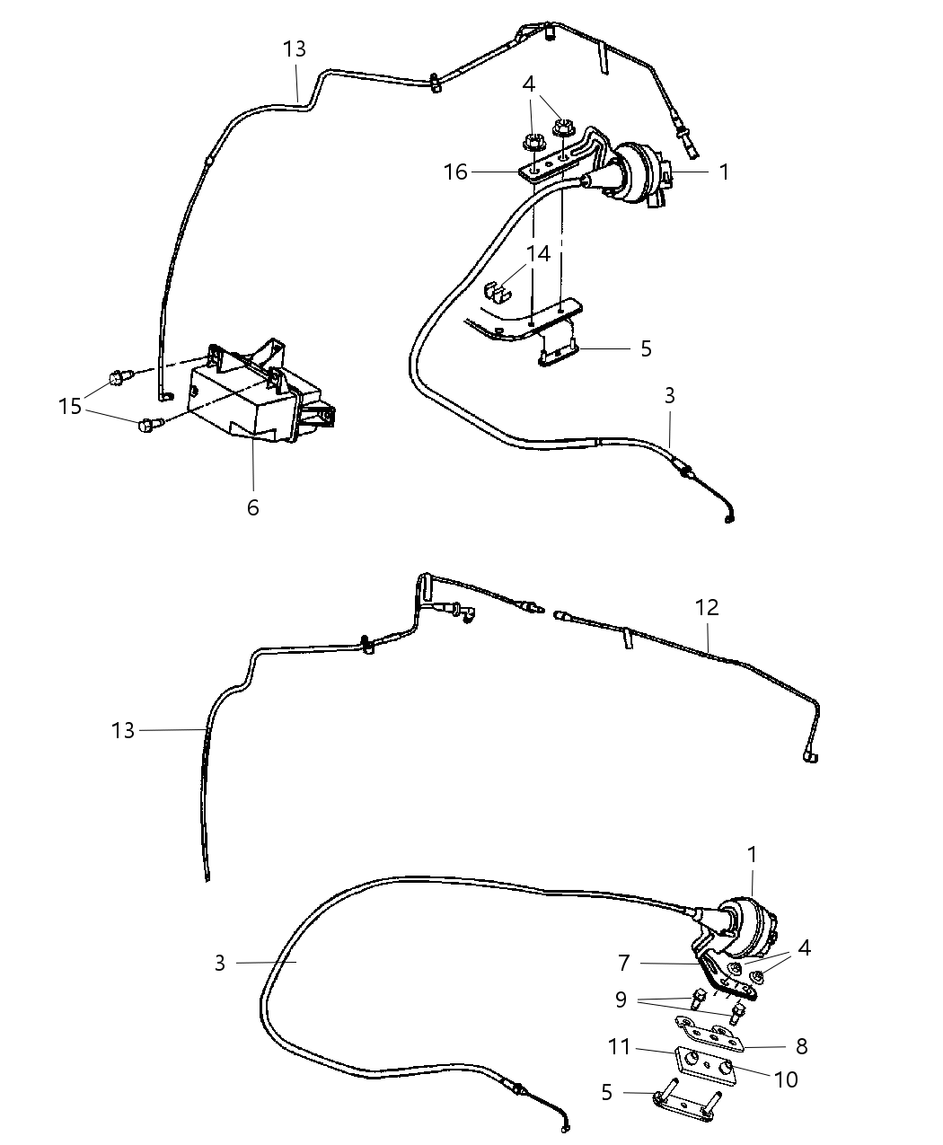 Mopar 4669793AC Cable Speed Control