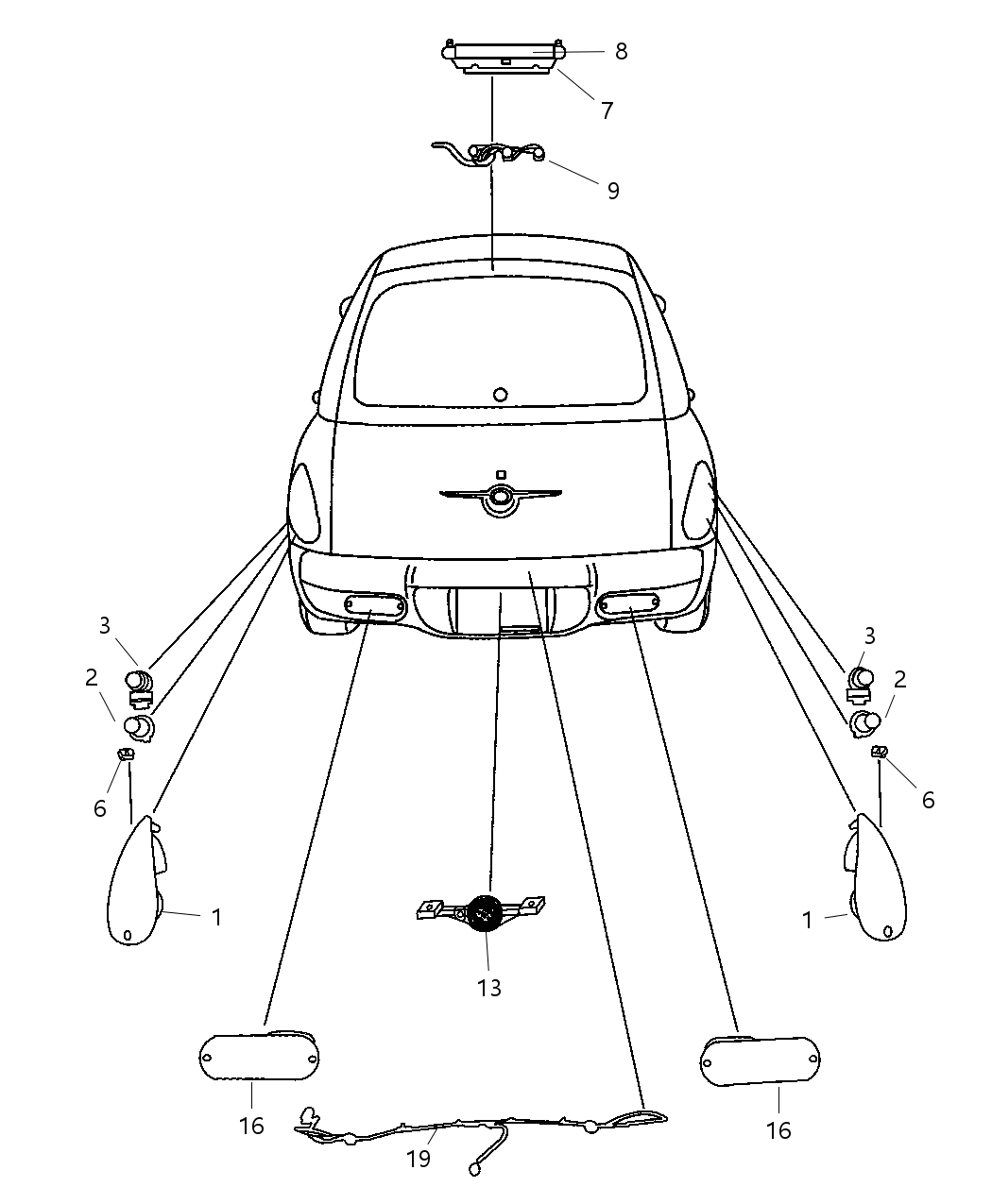 Mopar 5288758AC Lamp Fog