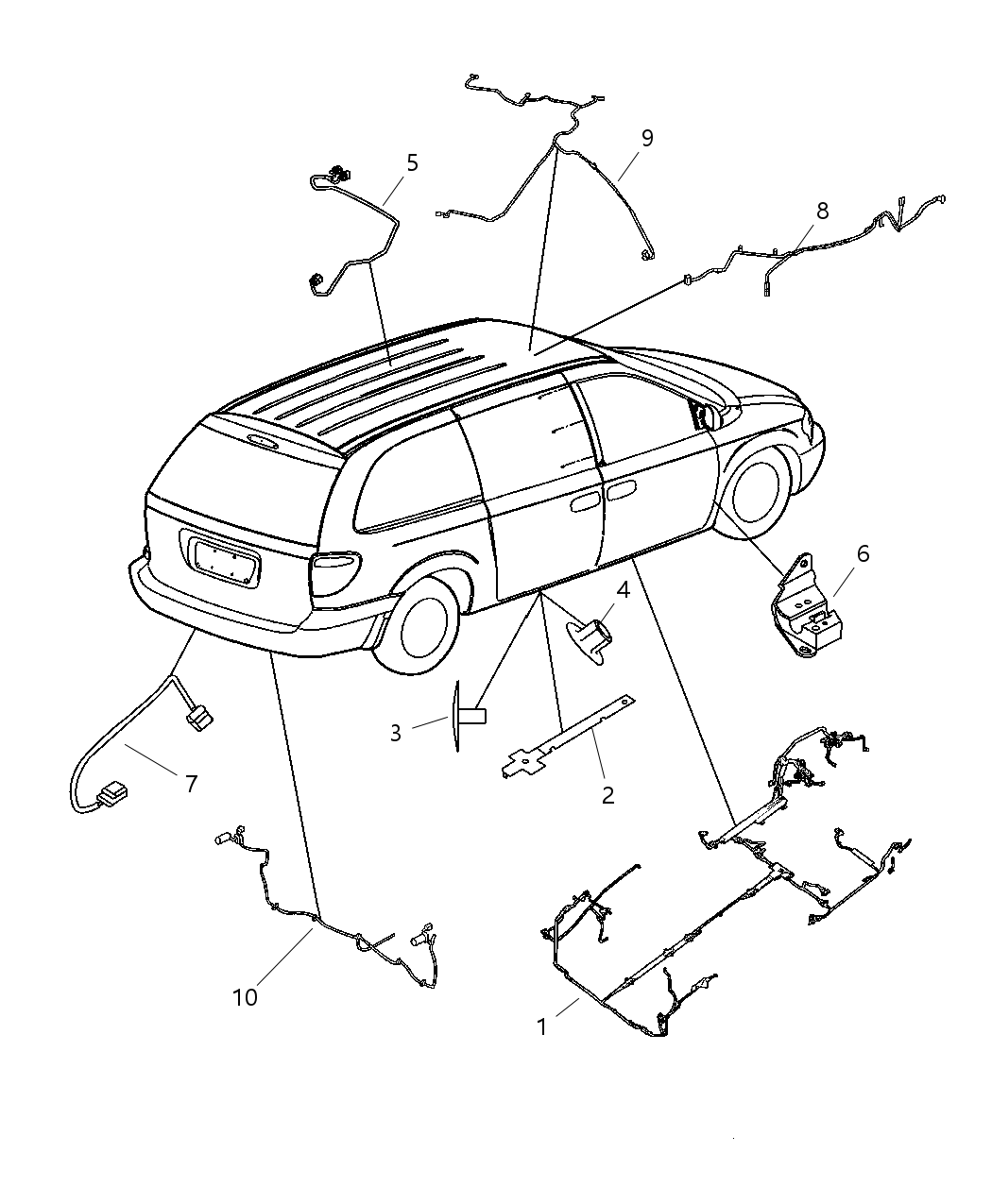 Mopar 4869904AA Wiring Unified Body