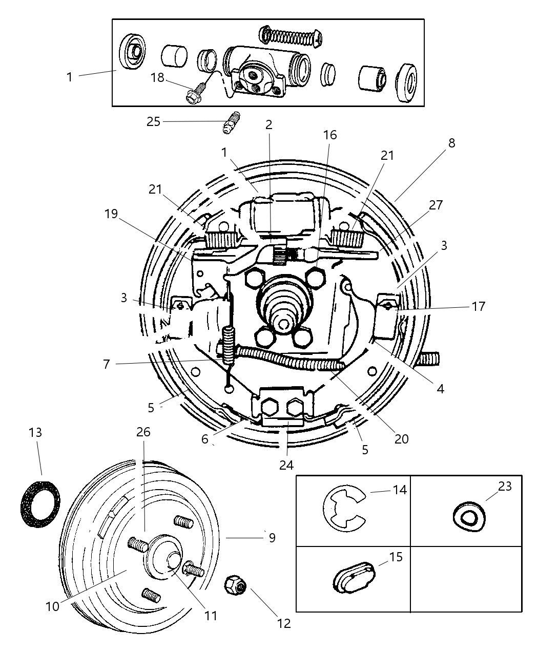 Mopar 5018214AA Socket Brake Adjusting Screw