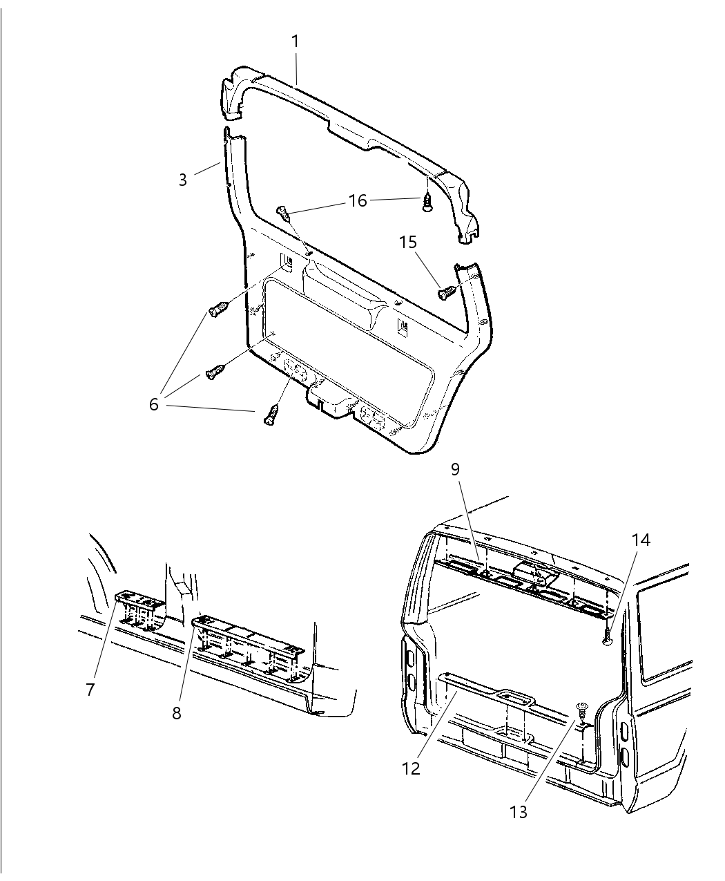 Mopar 5FC72LAZAB Opening Panel