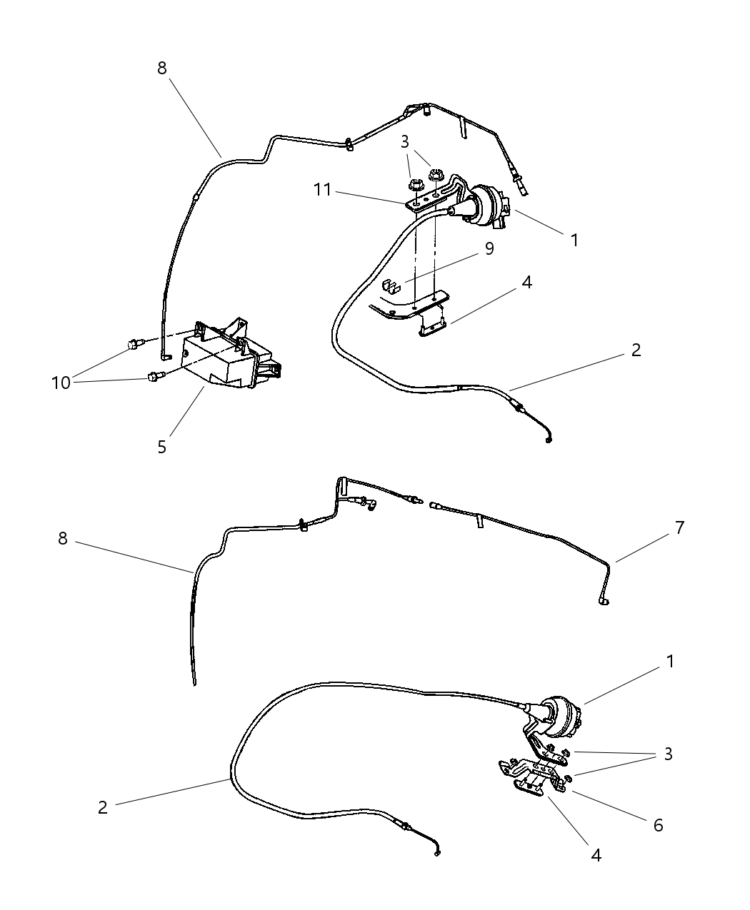 Mopar 4669793AB Cable Speed Control