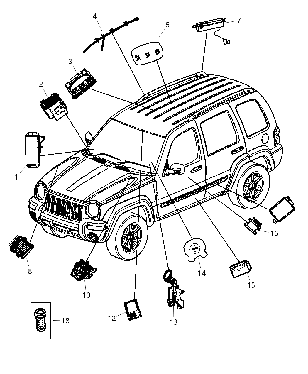 Mopar 5104693AE Module Body Controller