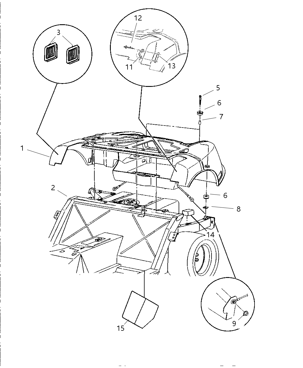 Mopar 4854300AA Pan Trunk