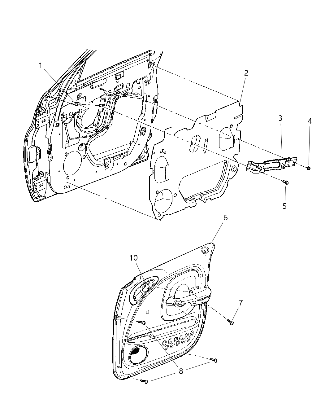 Mopar RH33MF1AD Handle Door Interior