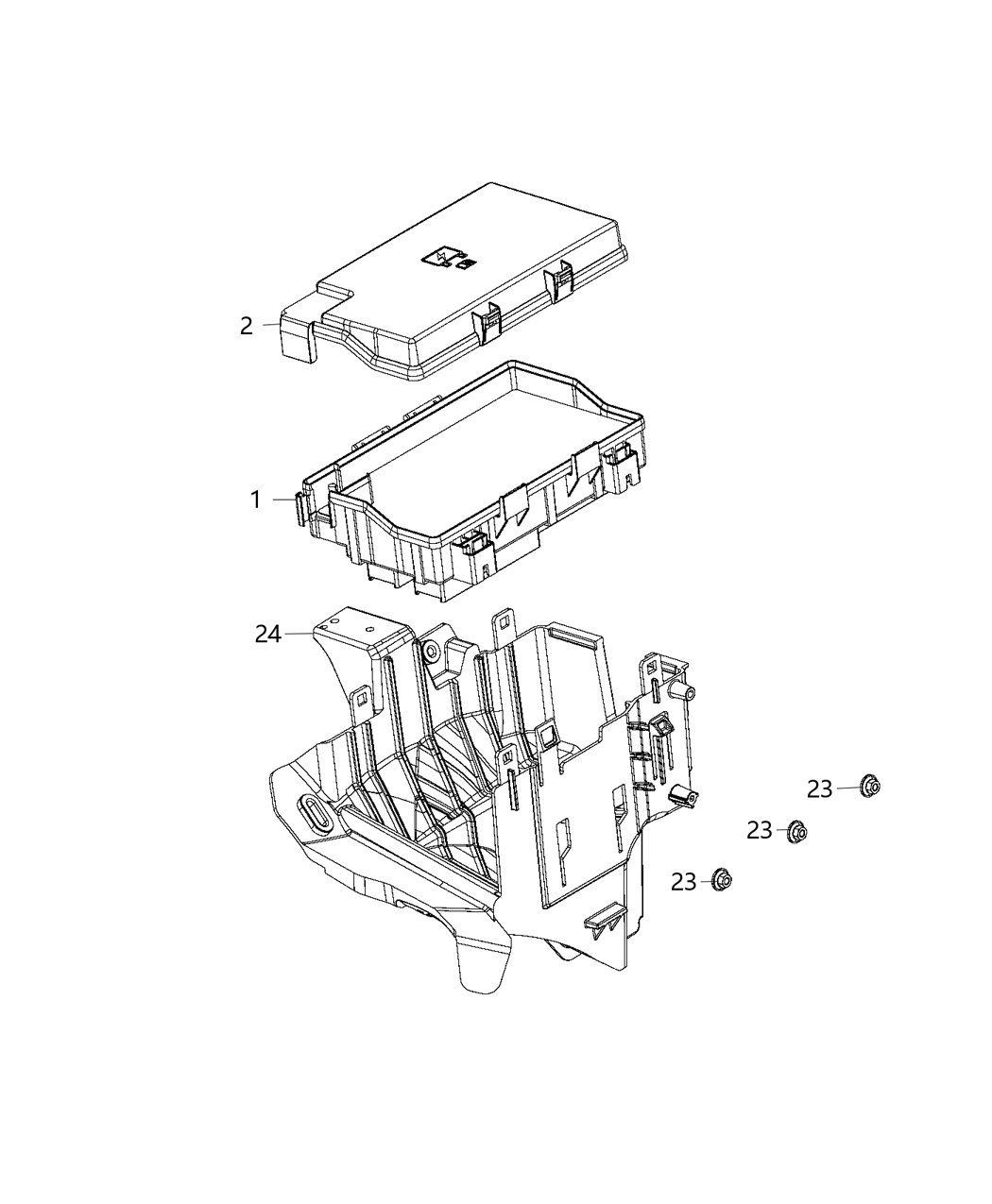 Mopar 68500274AA Power Distribution Center