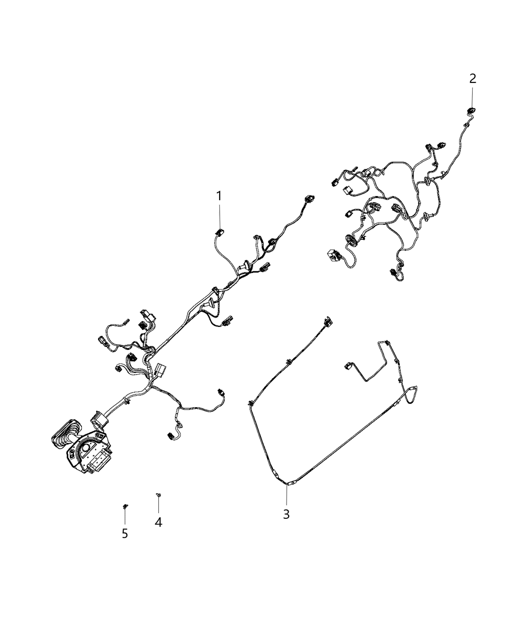 Mopar 68263820AB Wiring Front Door