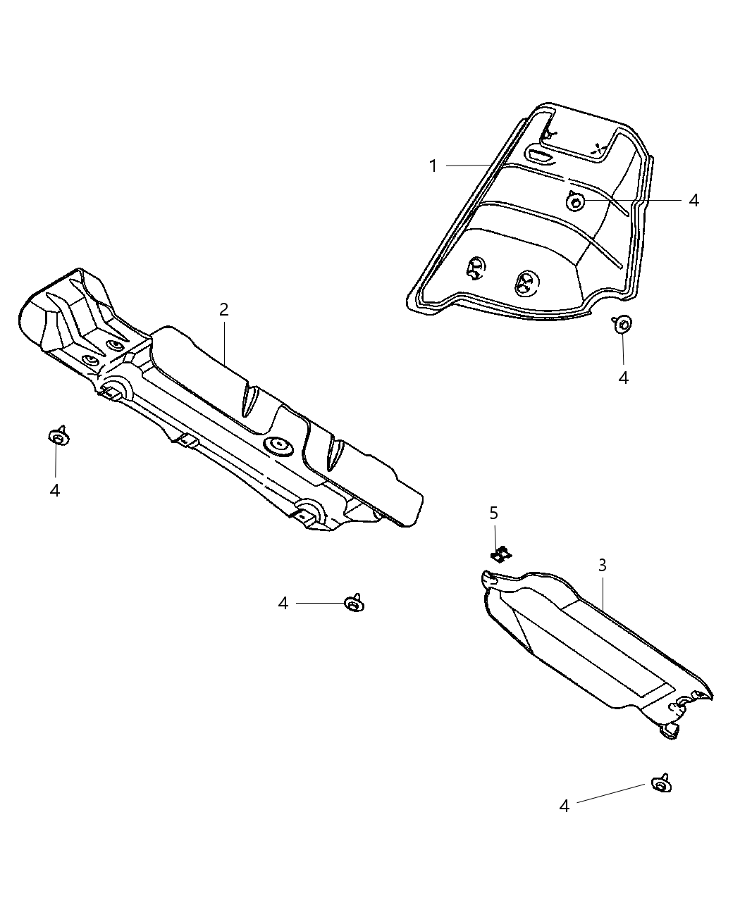 Mopar 4881503AB Shield Heat