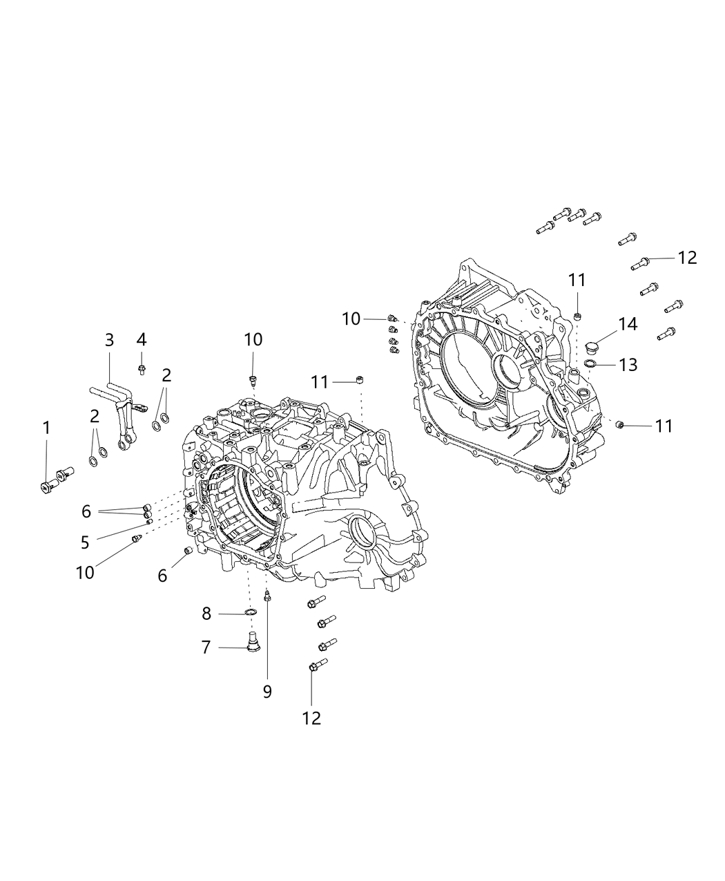 Mopar 68192715AA Bolt Hexagon Flange Head M6X1.00X12.00