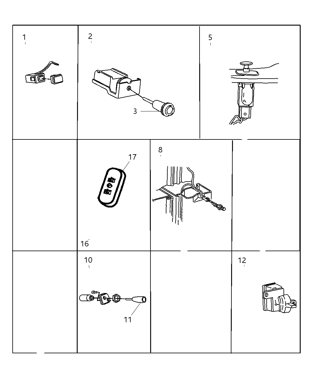 Mopar 5011217AA Switch
