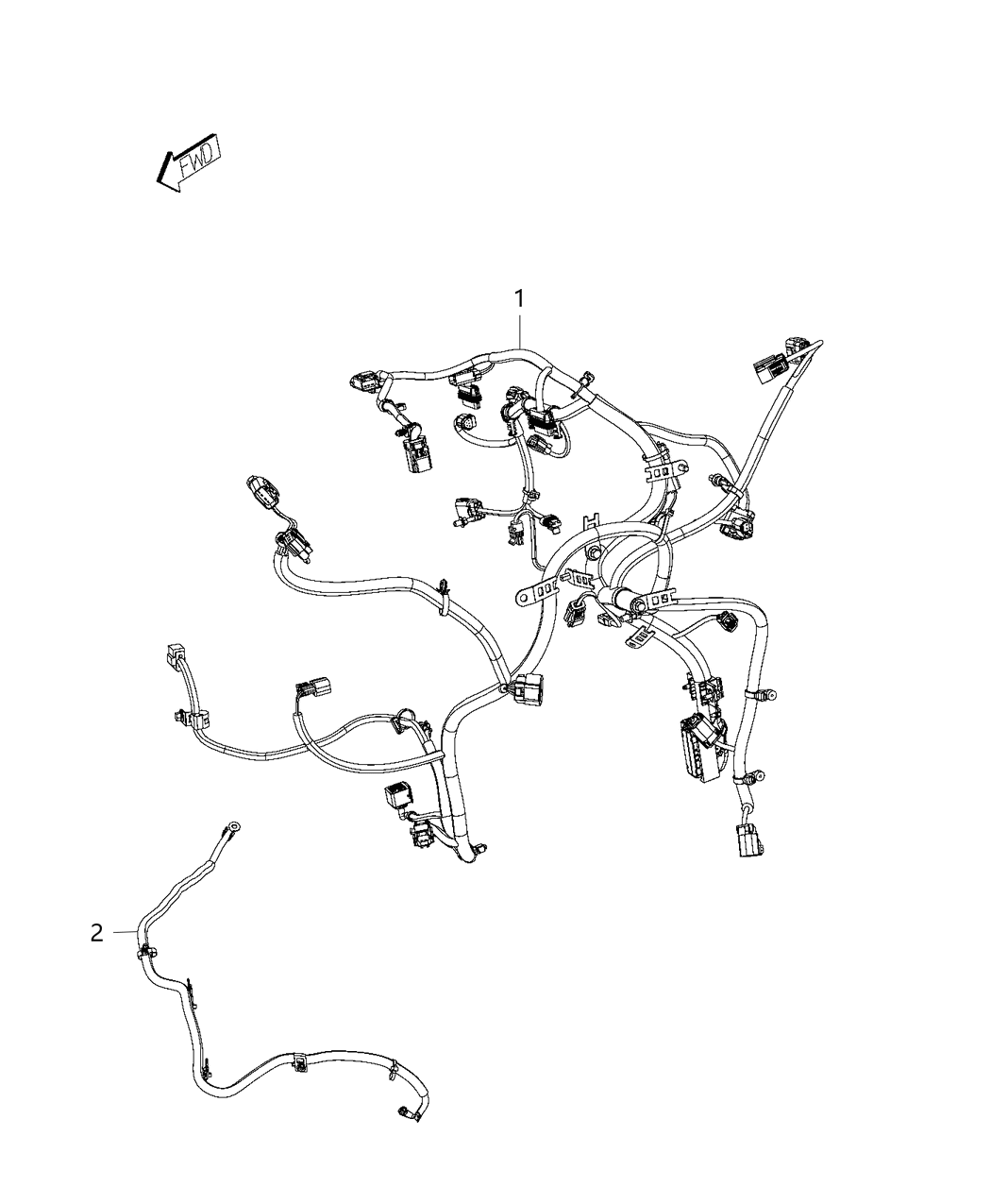 Mopar 68224579AA Wiring Engine