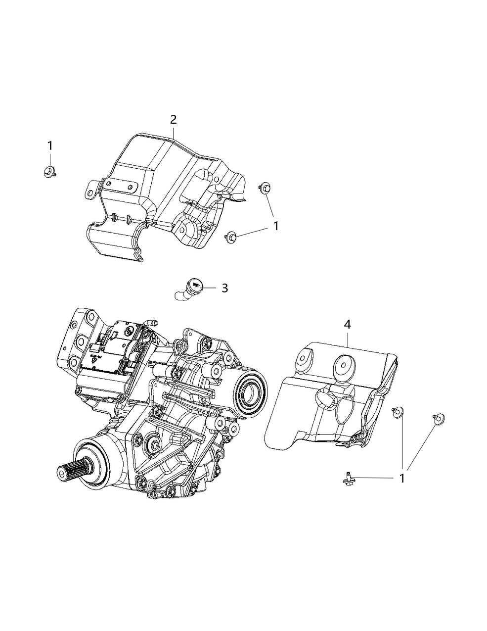 Mopar 68264469AB Shield Heat