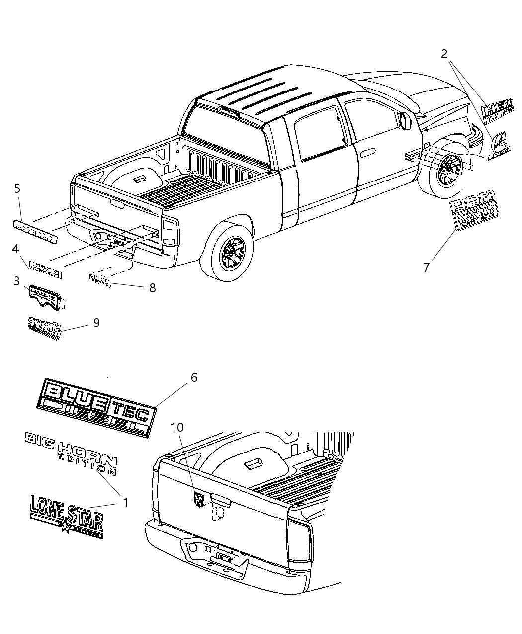 Mopar 68043919AA Badge [Resistol]