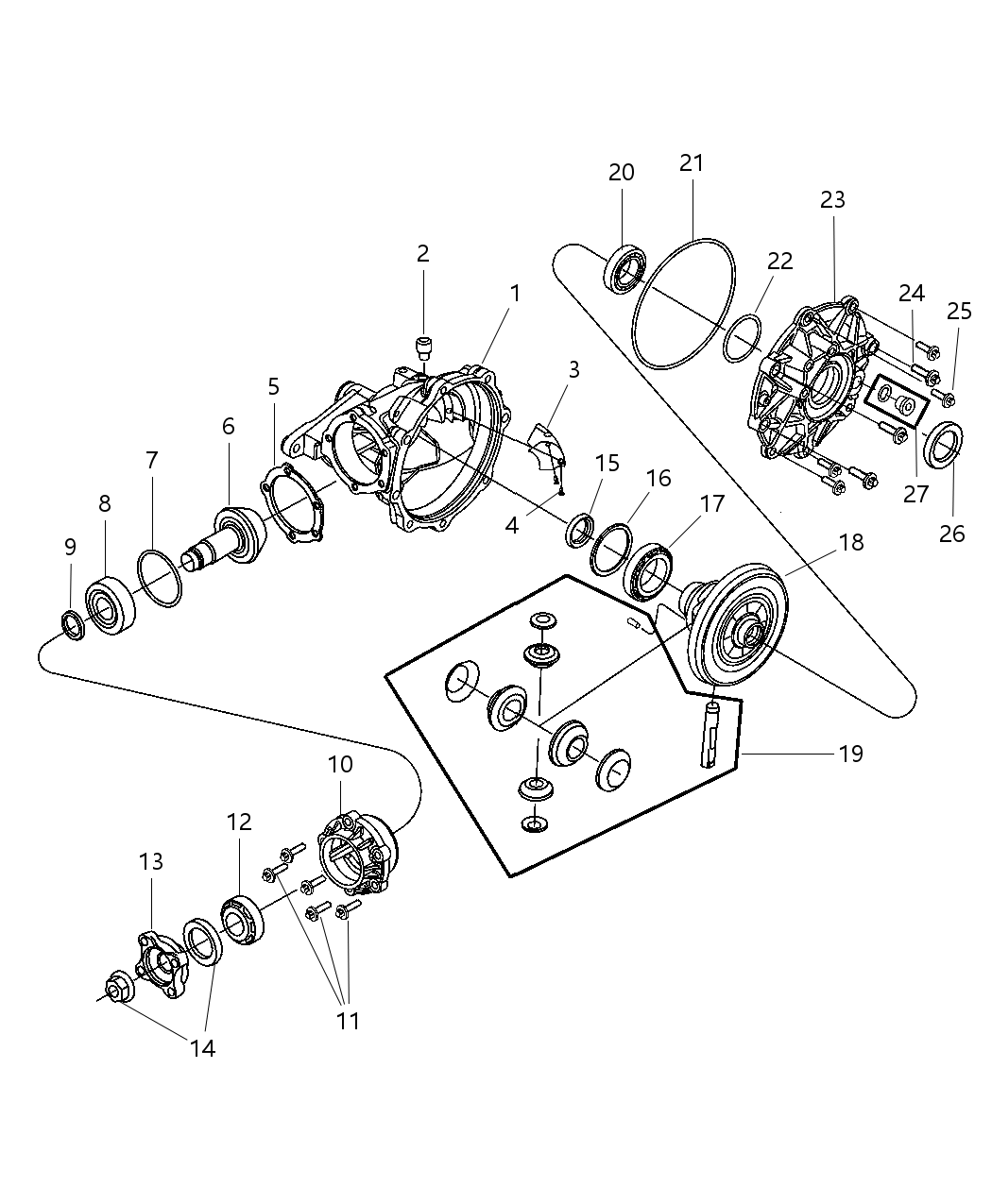 Mopar 5142945AA Shim Drive Pinion Bearing