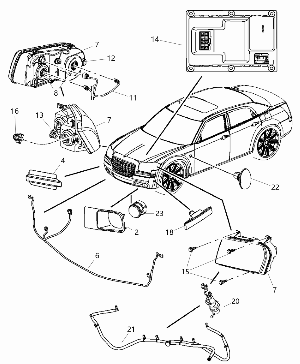 Mopar LBK15006 Headlamp