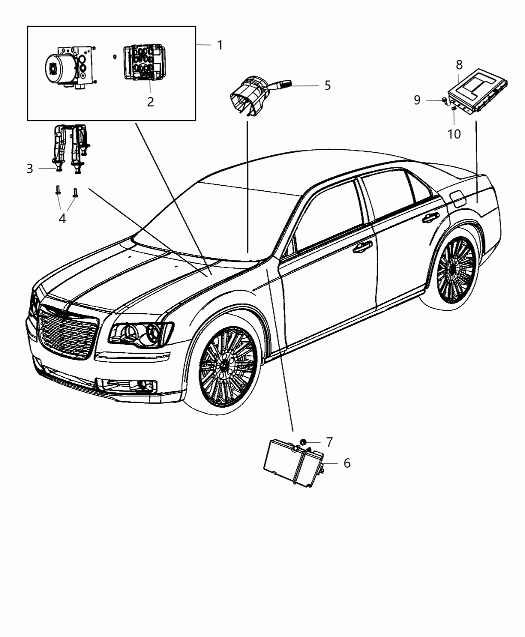 Mopar 5LB71LC5AC Module Steering Column