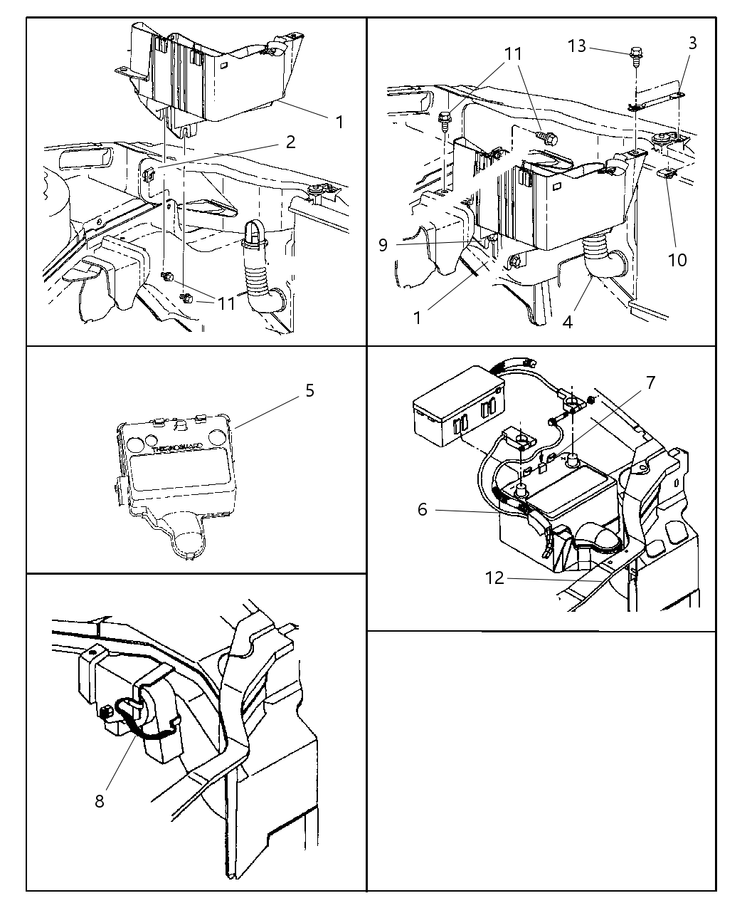 Mopar 6035461 Stud/Collar, Positive Cable (Diesel) 1995