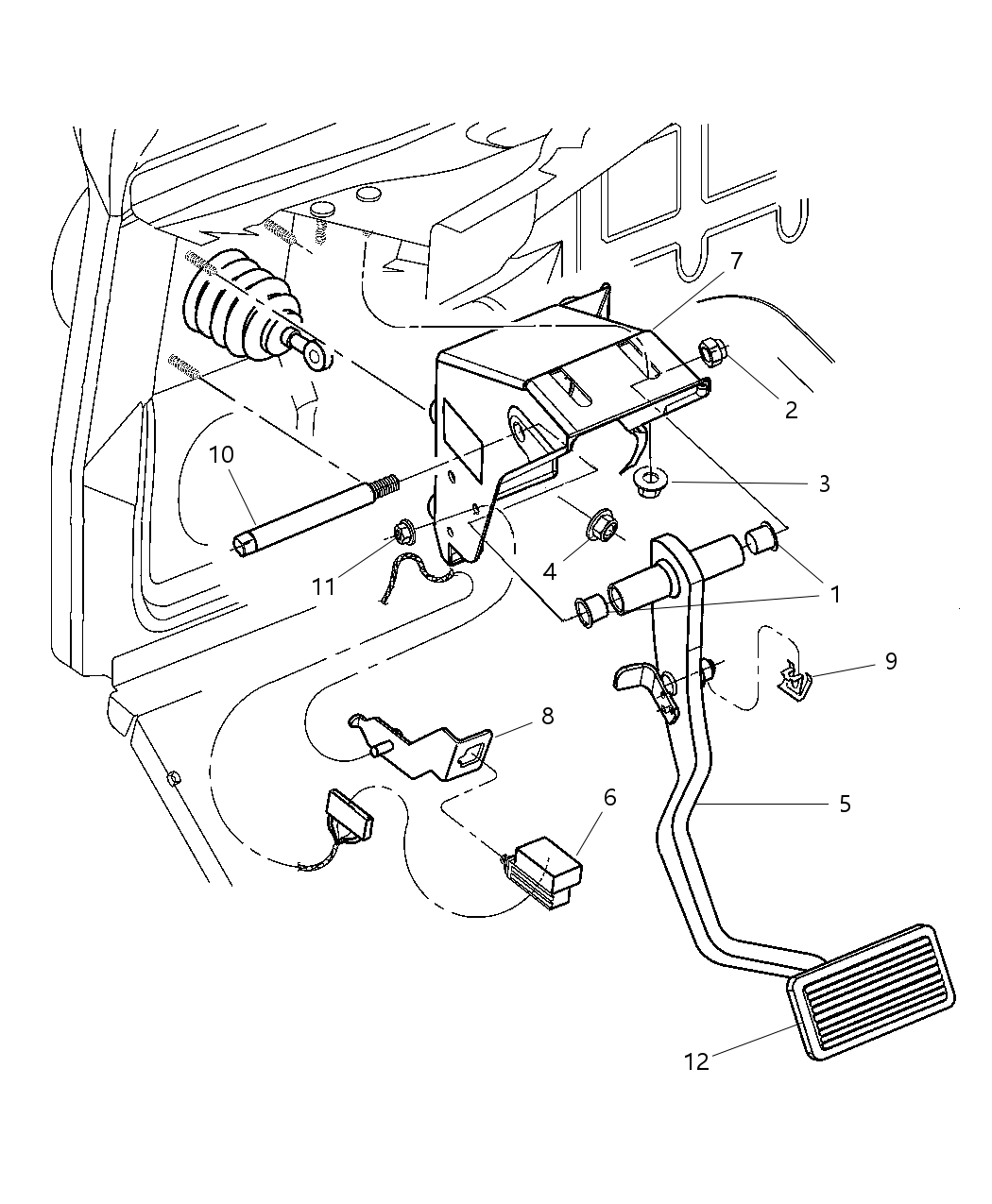 Mopar 5206231 Pad, Brake Pedal, W/Manual Transmission