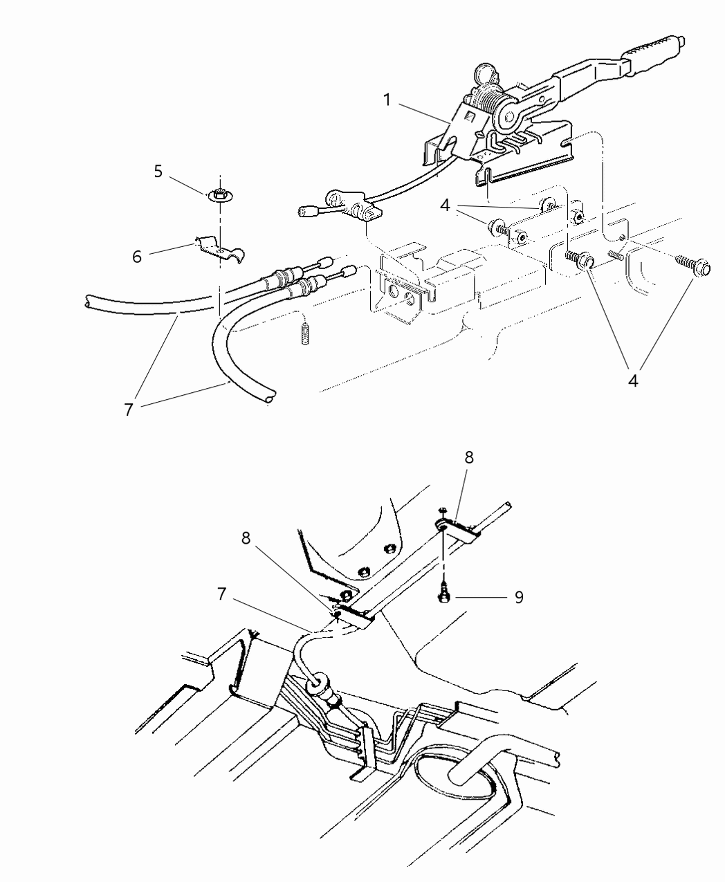 Mopar 4779137AA Lever Parking Brake