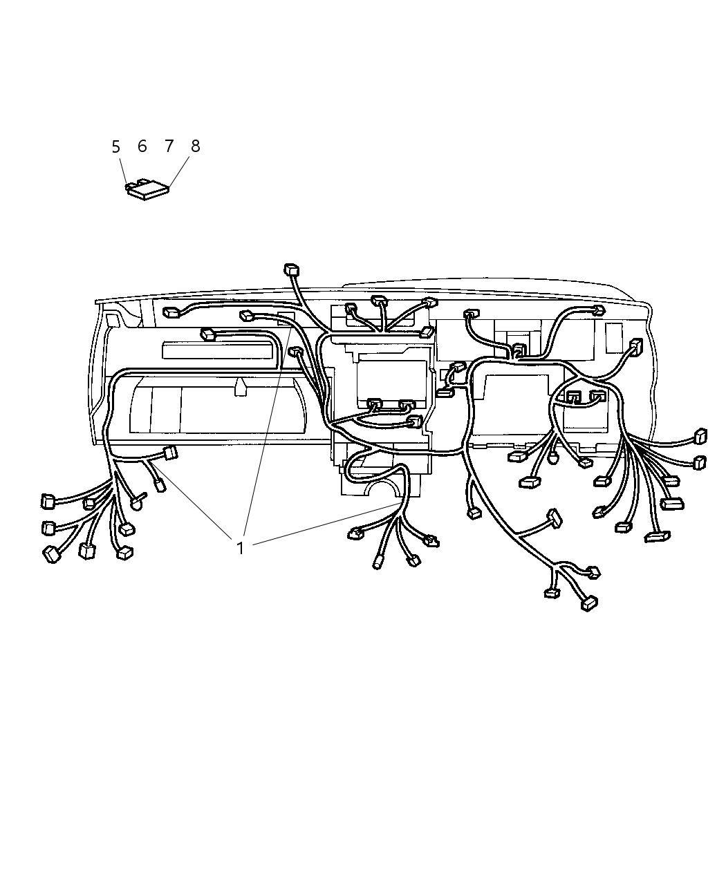 Mopar 56042148AG Junction Block Relay