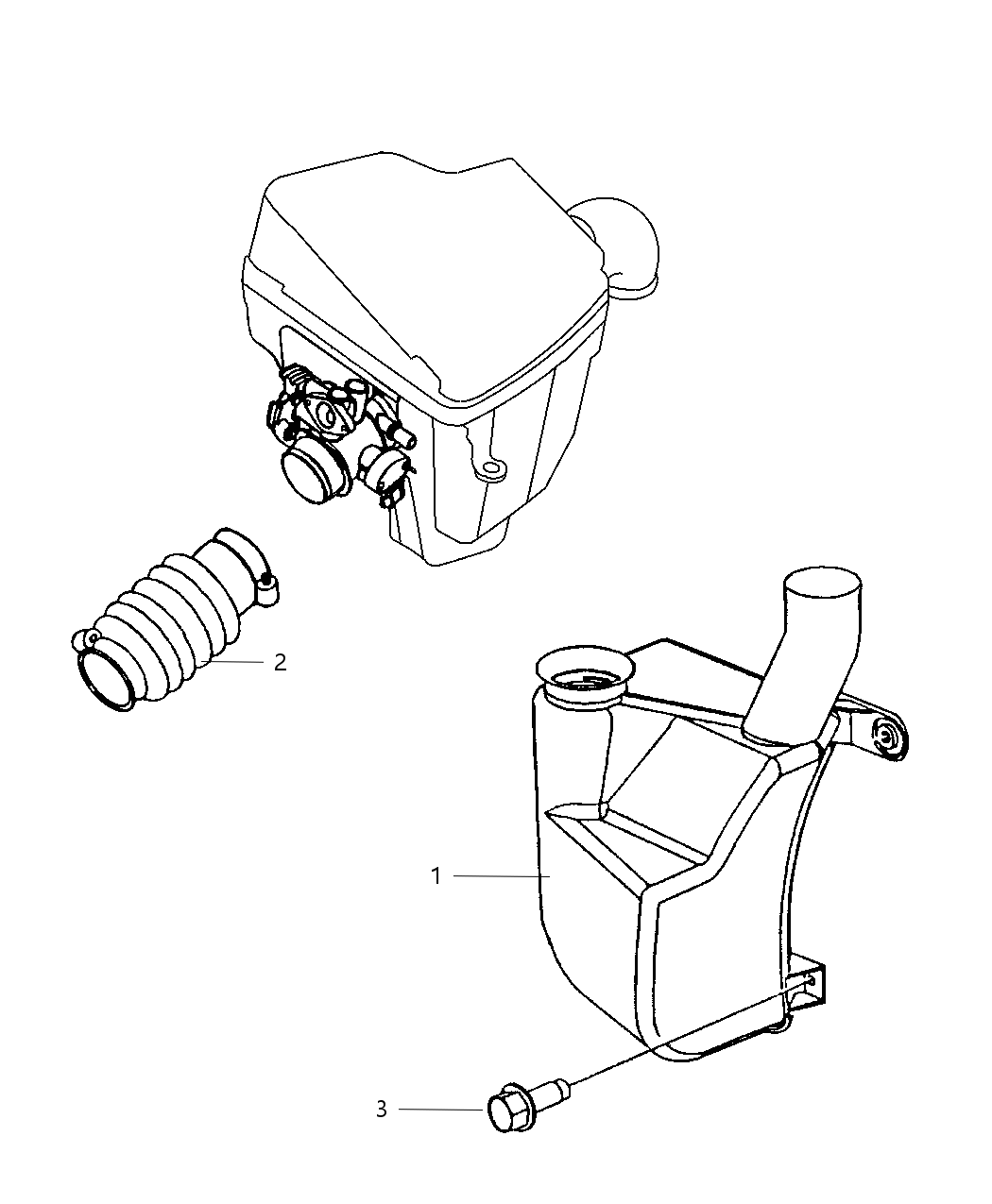 Mopar 5016872AA Sleeve Foam Resonator To Air Cleaner