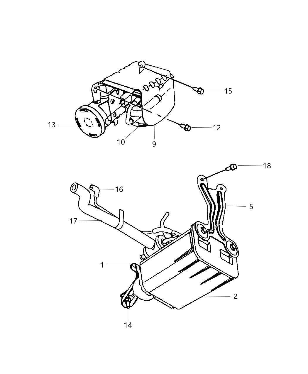Mopar 4891417AB Pump Leak Detection