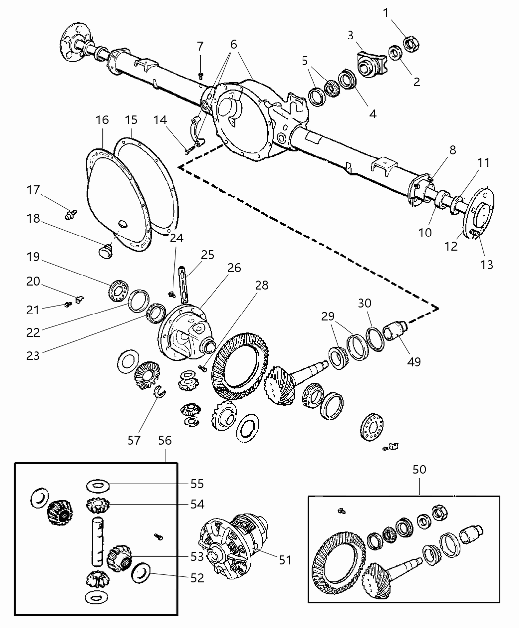 Mopar 5083800AA Housing Axle