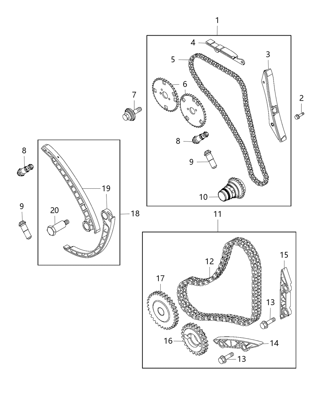 Mopar 68133345AA Bolt Hexagon Flange Head