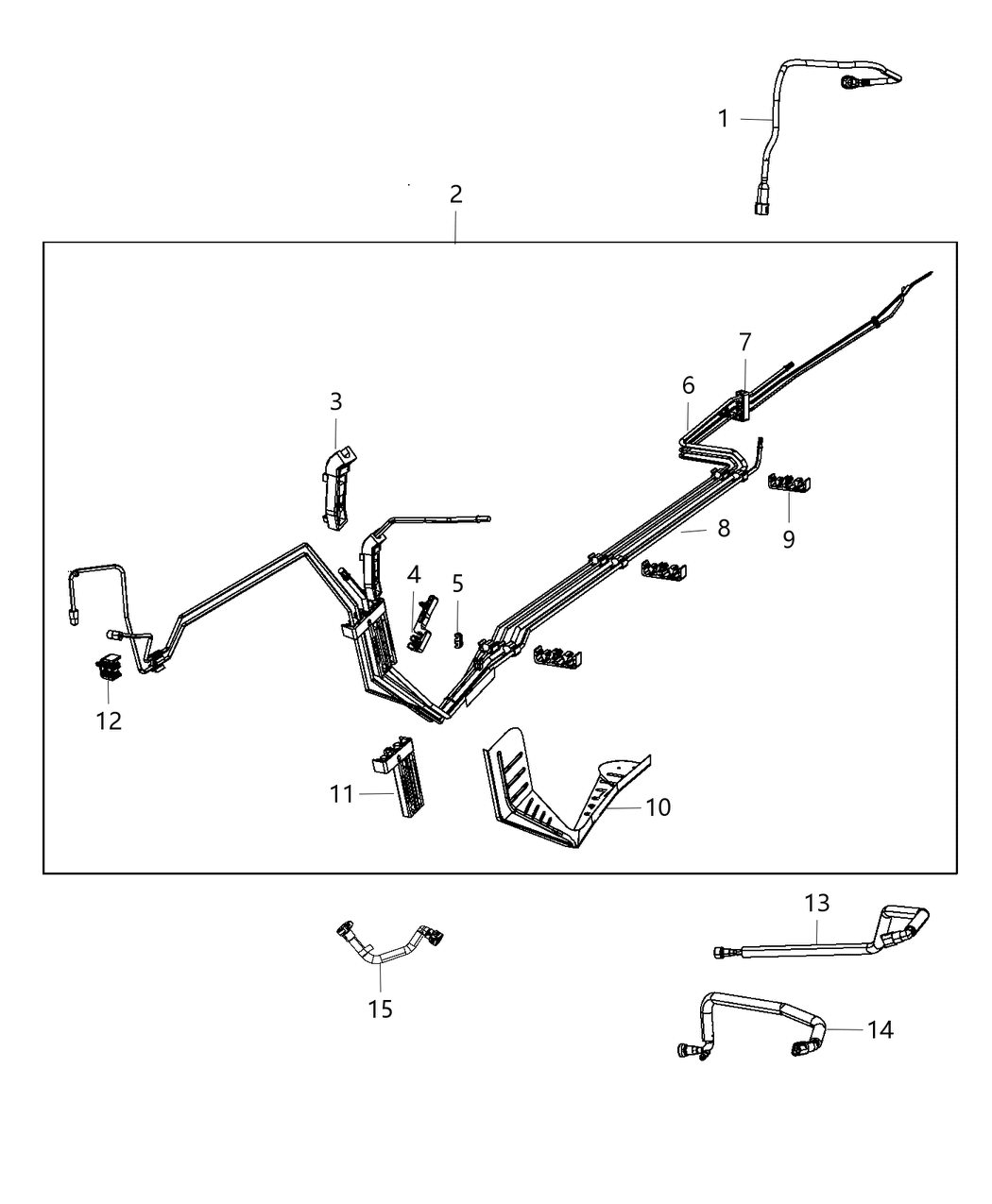 Mopar 68259687AA Tube Fuel Vapor