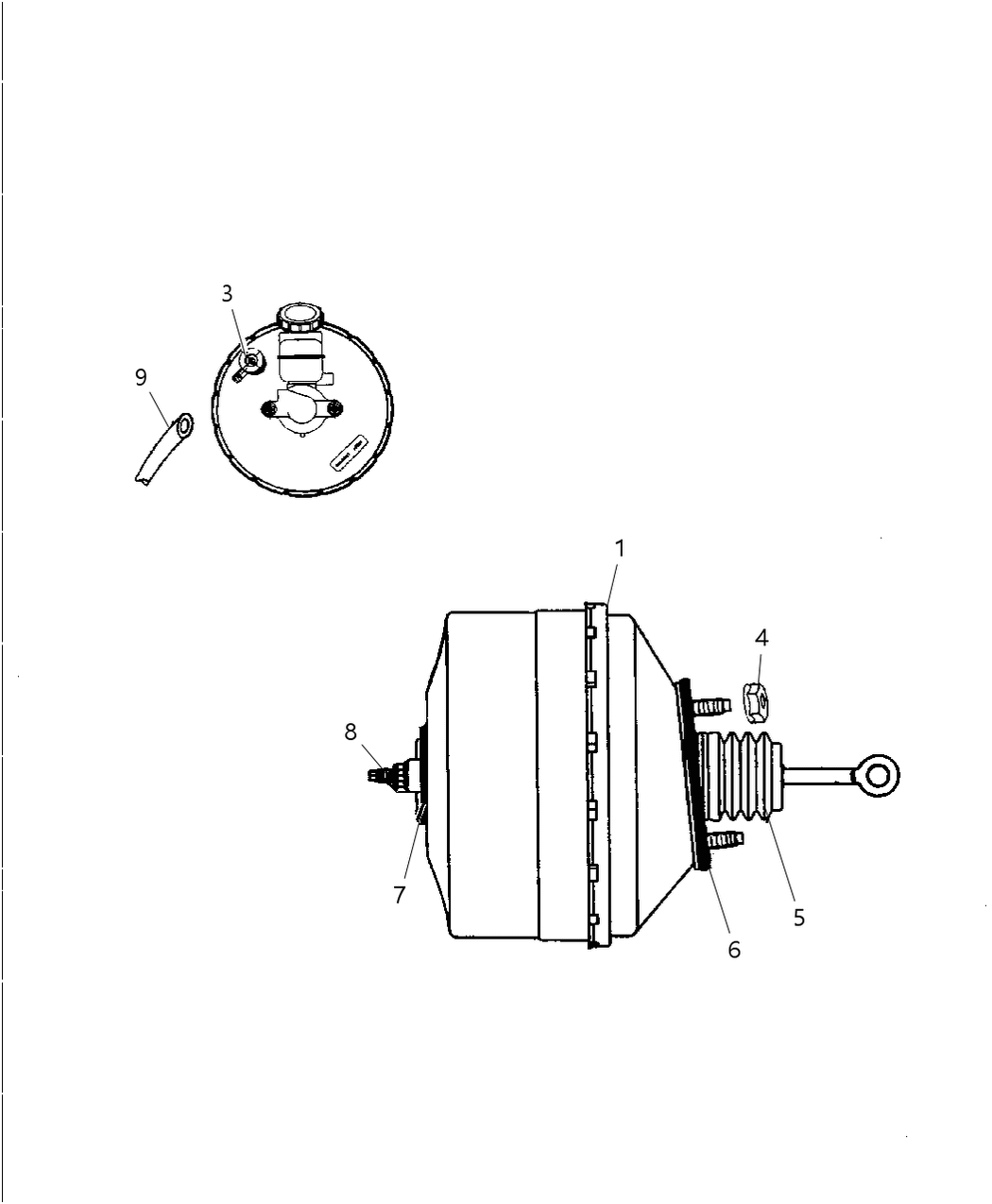 Mopar 5066435AA Boot Brake Booster Push Rod