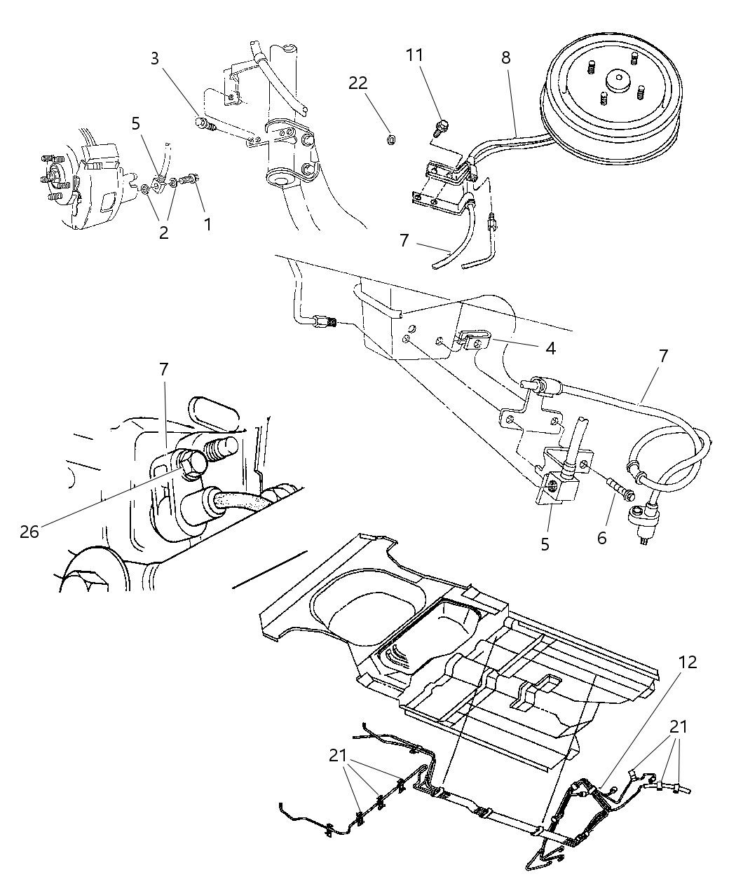 Mopar 5278237 Tube Brake