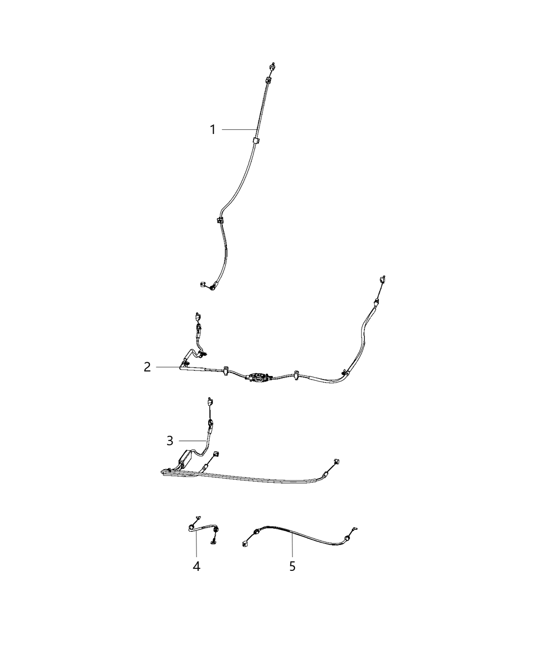 Mopar 68323020AA Cable Latch Release Handle - Long Cable